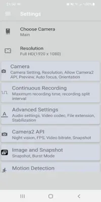 Background Camera android App screenshot 2